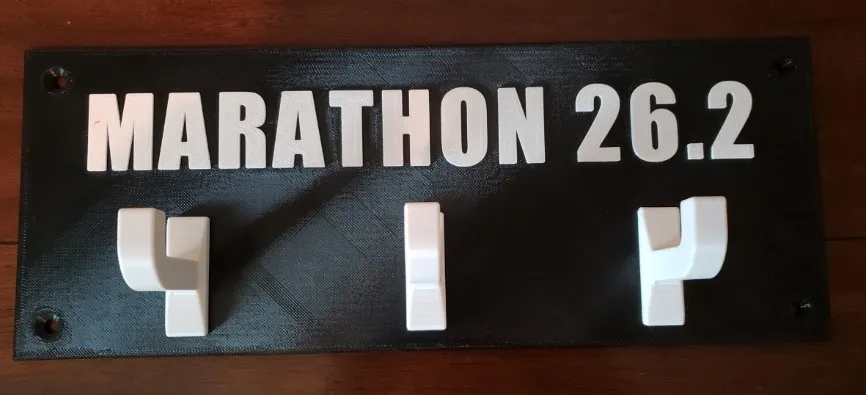 3D Printed Race Medallion Hanger